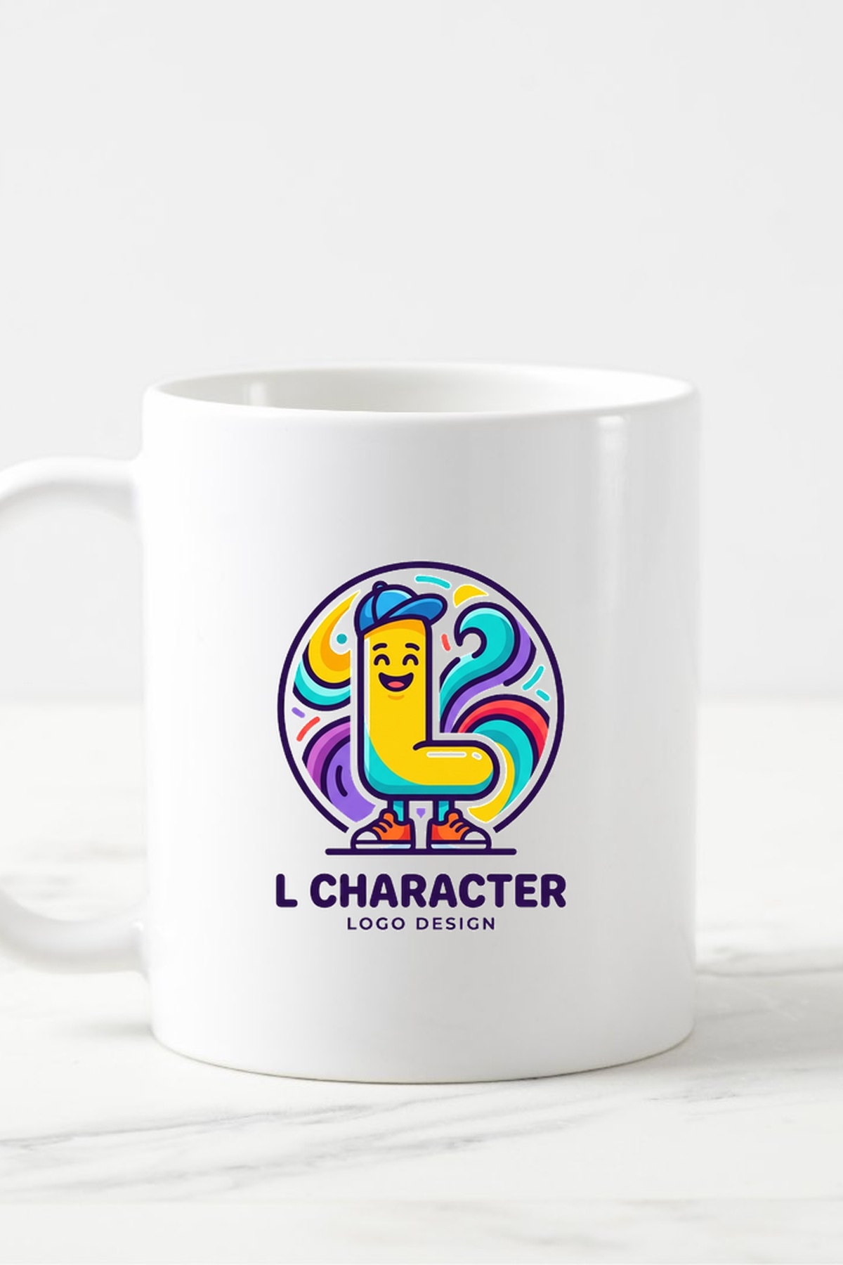 L - Popüler Karakterler Kupa Bardak