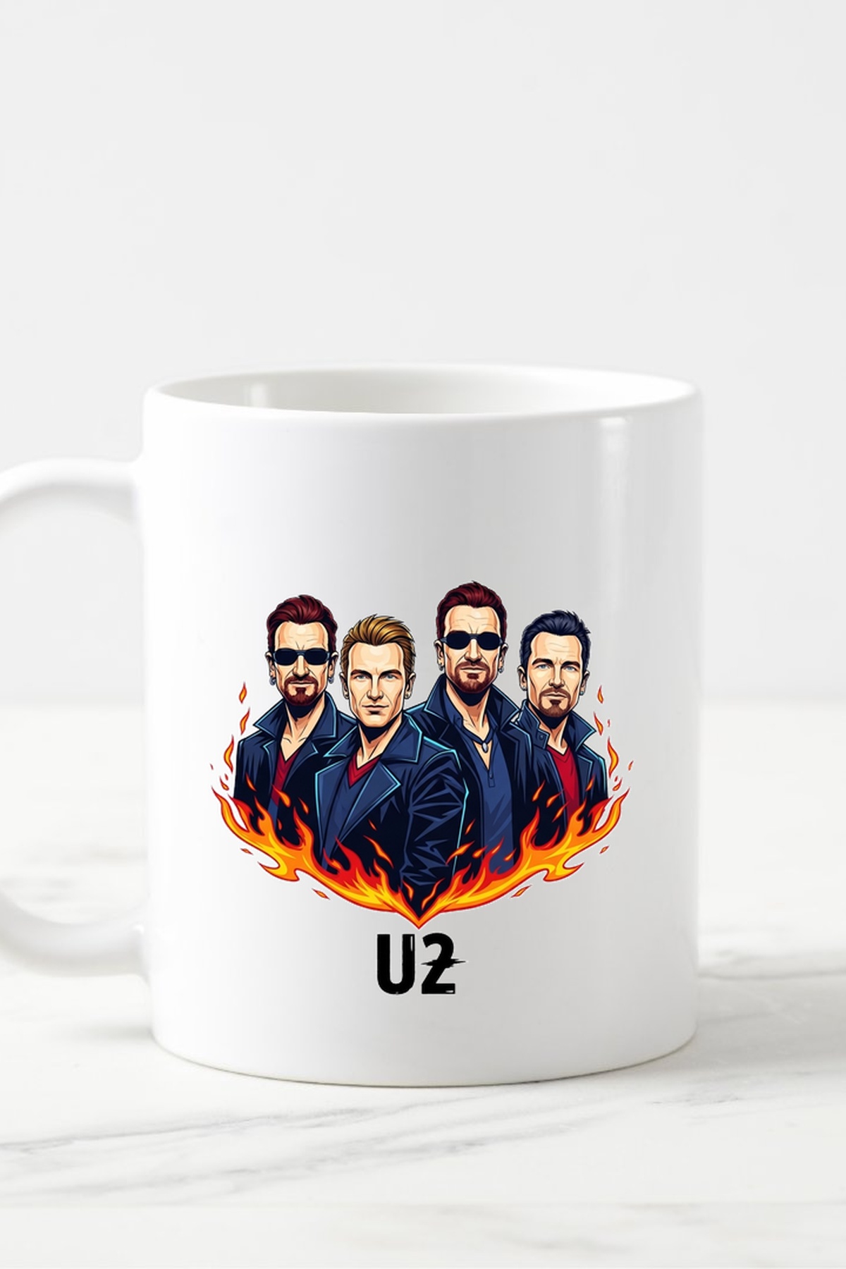 U2 - Müzik Grupları Kupa Bardak